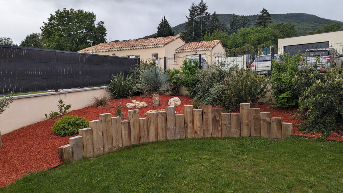 Cration Alle de jardin en prparation du terrain - Drme ralise le 30/10/2024