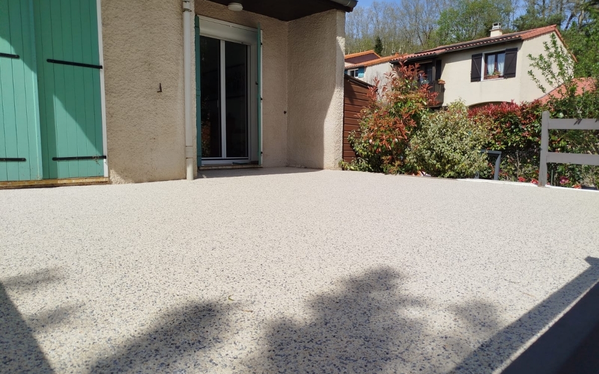 Cration Terrasse en Hydrostar  IRIGNY ralise le 07/06/2024