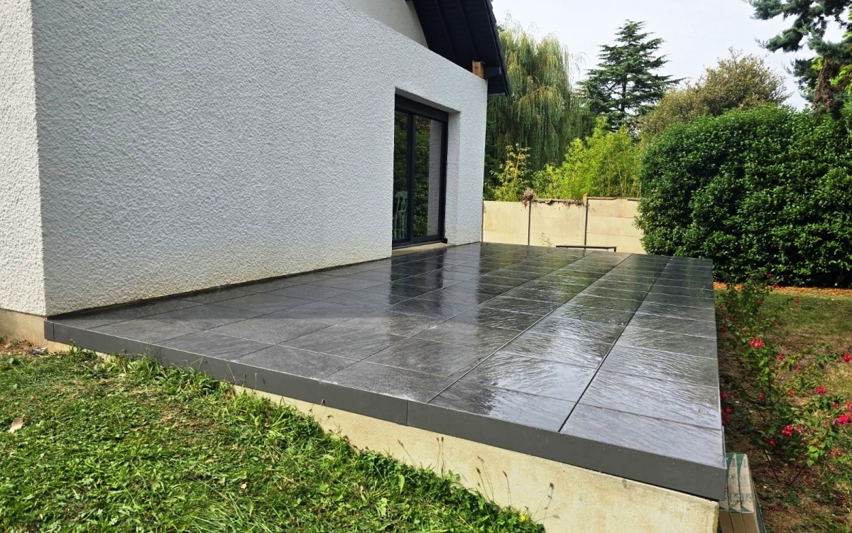 Cration Terrasse en dallage sur plots  78580 conue le 29/08/2024