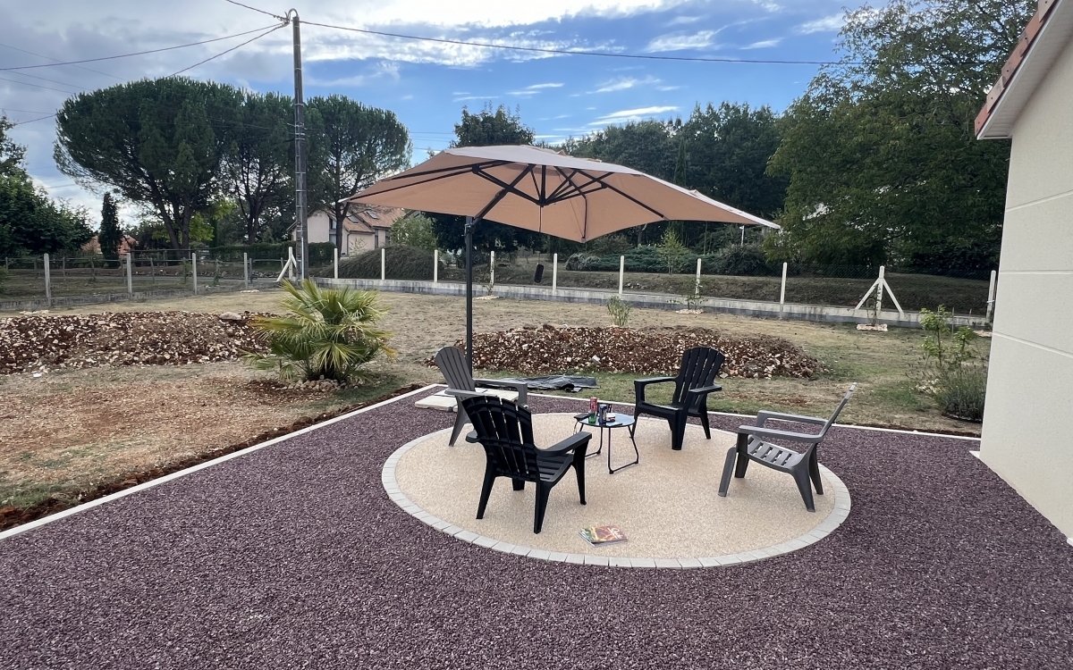 Conception Terrasse en Alvostar, Hydrostar et Pav la couture  Le Change cre le 10/09/2024