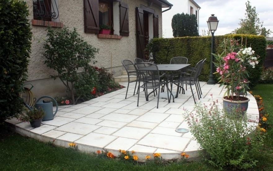 Cration Terrasse en dallage  Orlans ralise le 18/10/2024