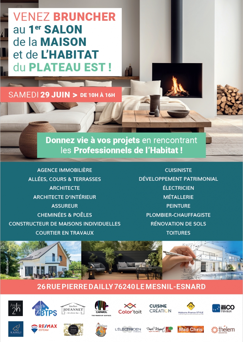 Rendez-vous au Salon de l'habitat du Plateau Est !