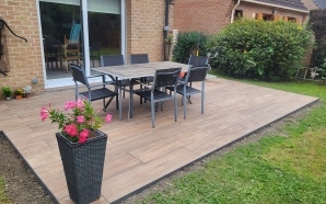 Terrasse en dallage sur plots16323