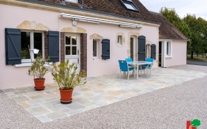 Terrasse en dallage multiformat17634