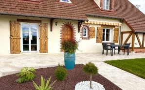 Terrasse en pavage dallage18259