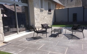 Terrasse en dallage et DM Green2994